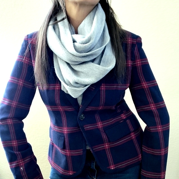 Plaid Blazer Jacket - Picture 6 of 14